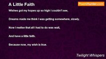 Twilight Whispers - A Little Faith