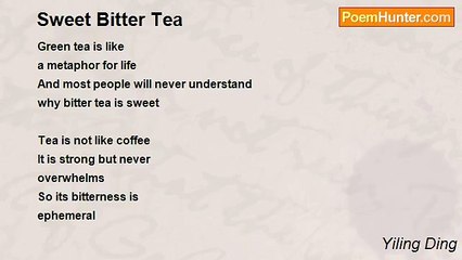 Yiling Ding - Sweet Bitter Tea