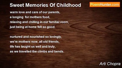 Arti Chopra - Sweet Memories Of Childhood