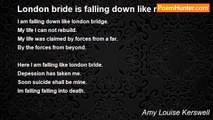 Amy Louise Kerswell - London bride is falling down like me