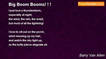 Barry Van Allen - Big Boom Booms! ! !