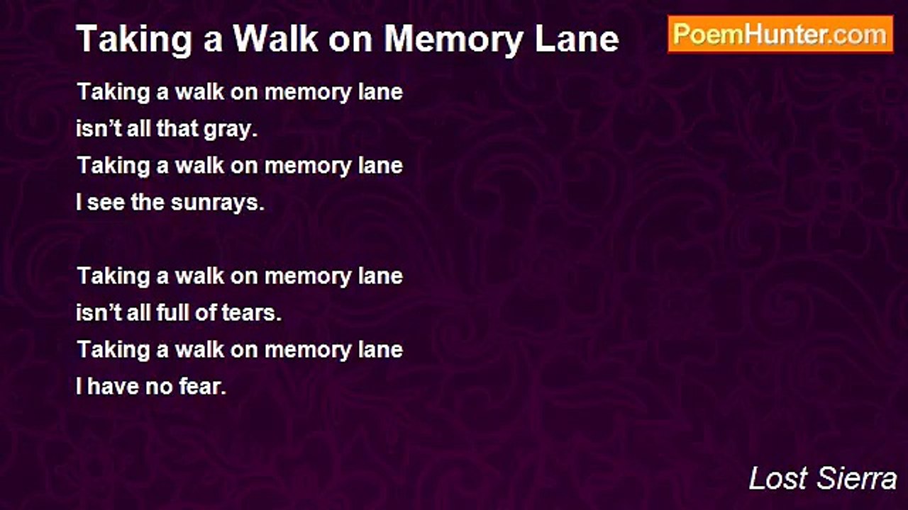 Lost Sierra - Taking a Walk on Memory Lane