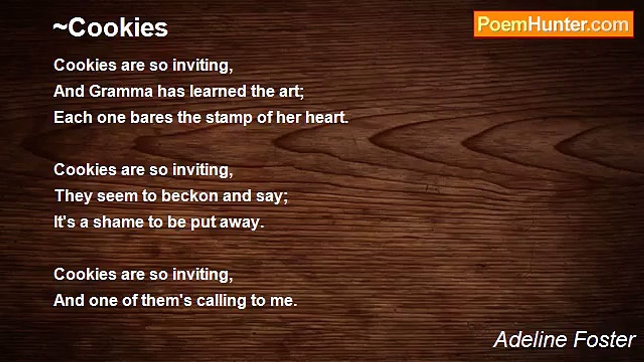 Adeline Foster - ~Cookies