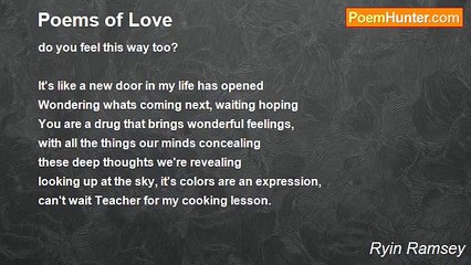 Ryin Ramsey - Poems of Love