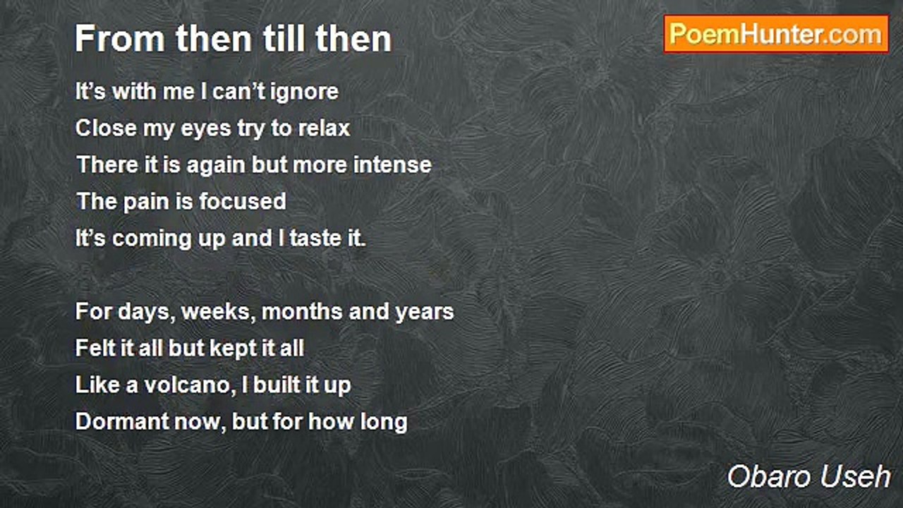 Obaro Useh - From then till then