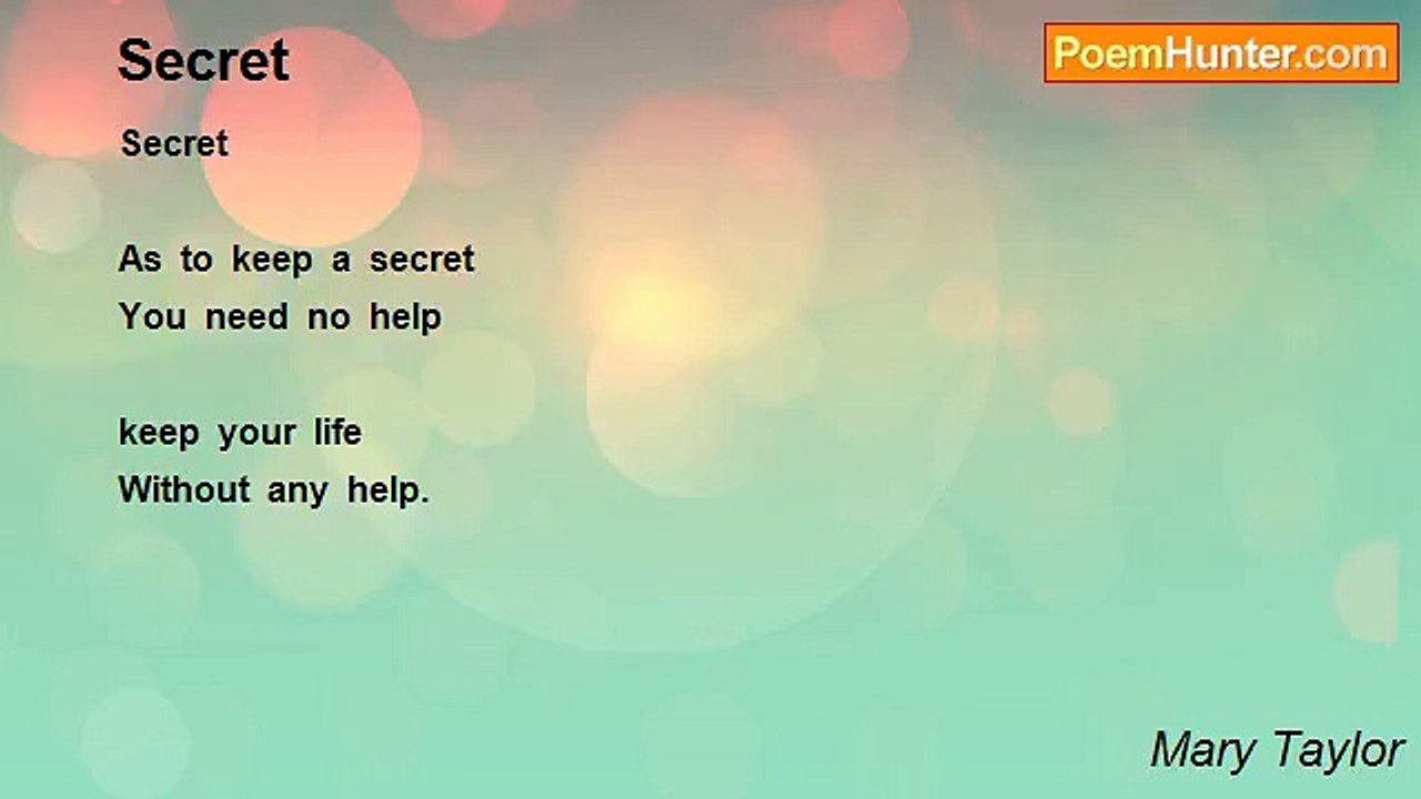Mary Taylor - Secret