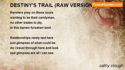 cathy clough - DESTINY'S TRAIL (RAW VERSION)