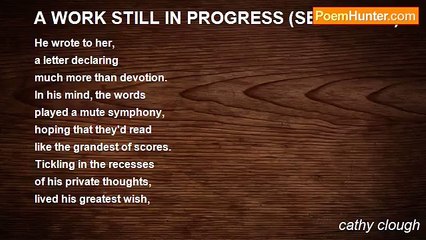 cathy clough - A WORK STILL IN PROGRESS (SERIOUSLY)