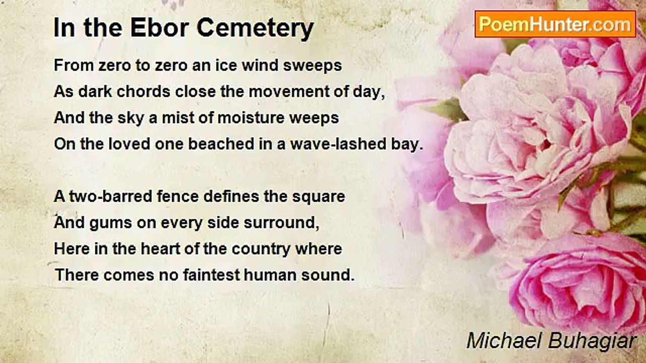 Michael Buhagiar - In the Ebor Cemetery