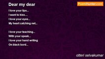 otteri selvakumar - Dear my dear