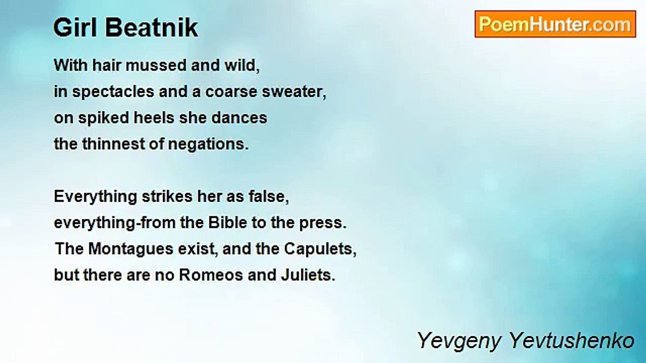 Yevgeny Yevtushenko - Girl Beatnik