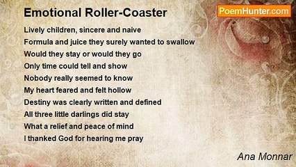 Ana Monnar - Emotional Roller-Coaster