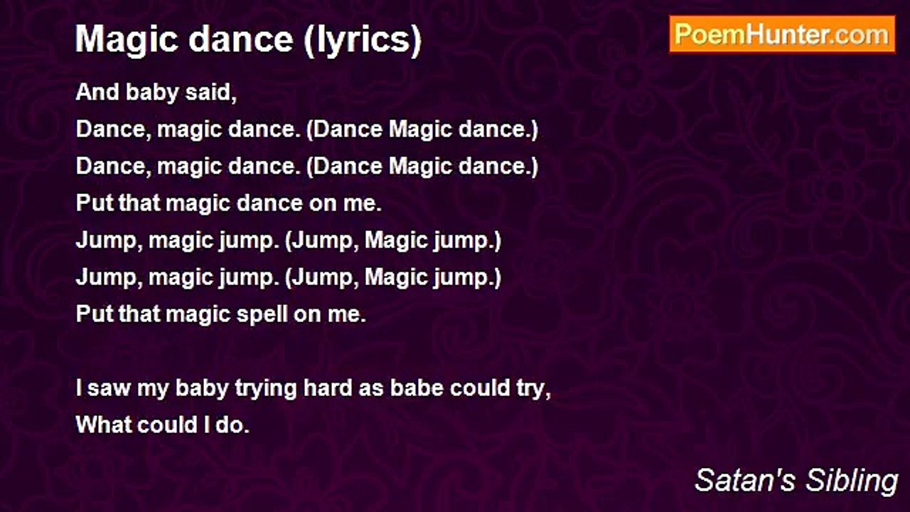 Satan's Sibling - Magic dance (lyrics)