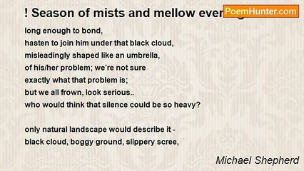 Michael Shepherd - ! Season of mists and mellow evening class