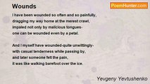 Yevgeny Yevtushenko - Wounds