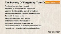 Ted Sheridan - The Poverty Of Forgetting Your Dreams