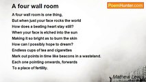 Mathew Lewis - A four wall room