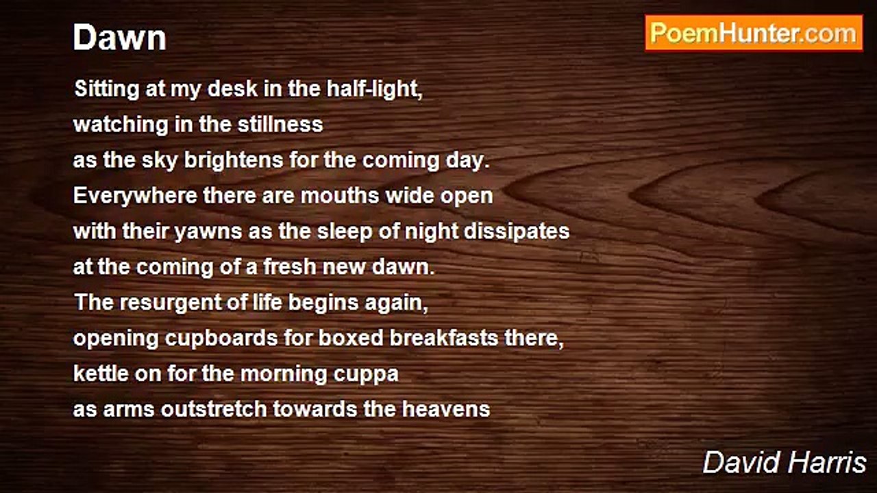 David Harris - Dawn