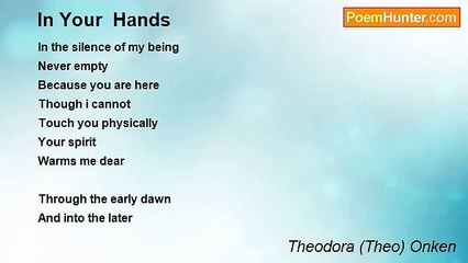 Theodora (Theo) Onken - In Your  Hands