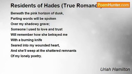 Uriah Hamilton - Residents of Hades (True Romance)