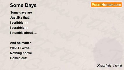 Scarlett Treat - Some Days