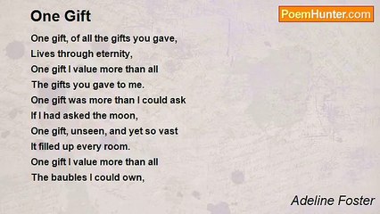 Adeline Foster - One Gift