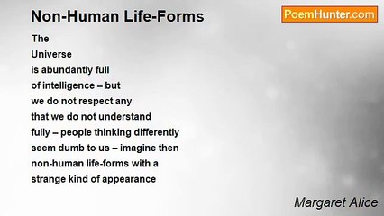 Margaret Alice - Non-Human Life-Forms