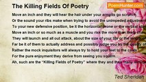 Ted Sheridan - The Killing Fields Of Poetry