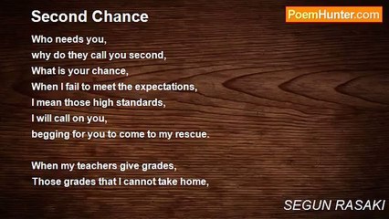 SEGUN RASAKI - Second Chance