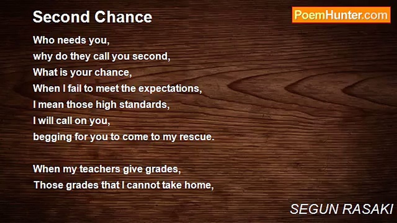 SEGUN RASAKI - Second Chance