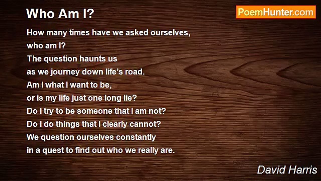 David Harris - Who Am I?