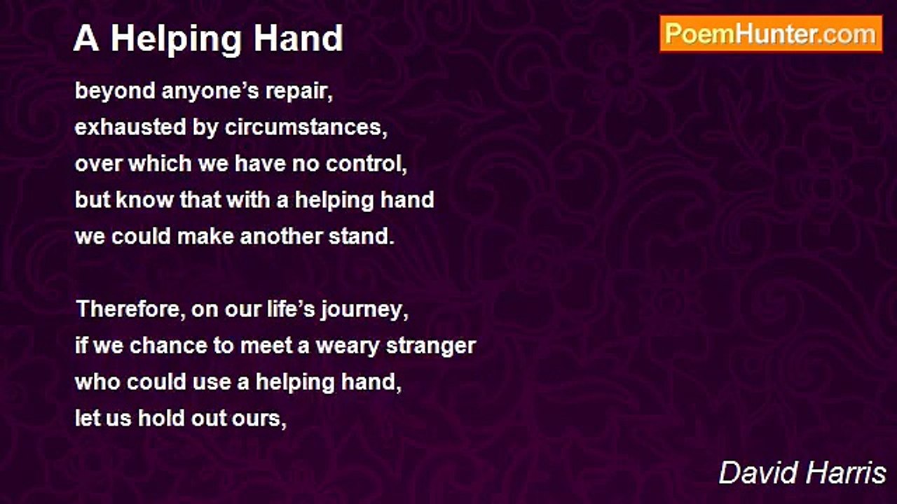 David Harris - A Helping Hand