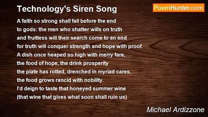 Michael Ardizzone - Technology's Siren Song