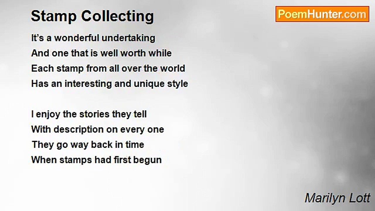 Marilyn Lott - Stamp Collecting