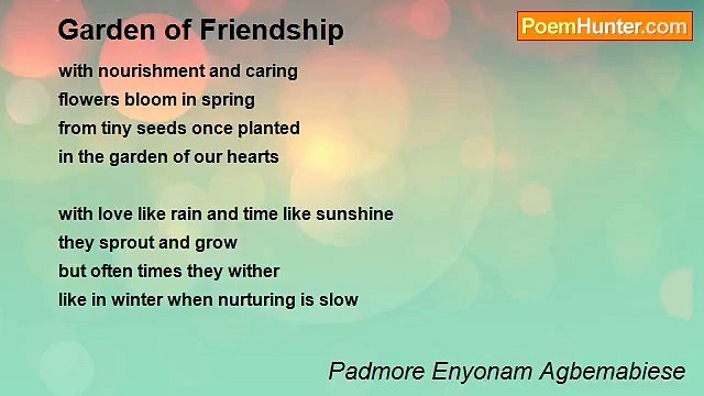 Padmore Enyonam Agbemabiese - Garden of Friendship