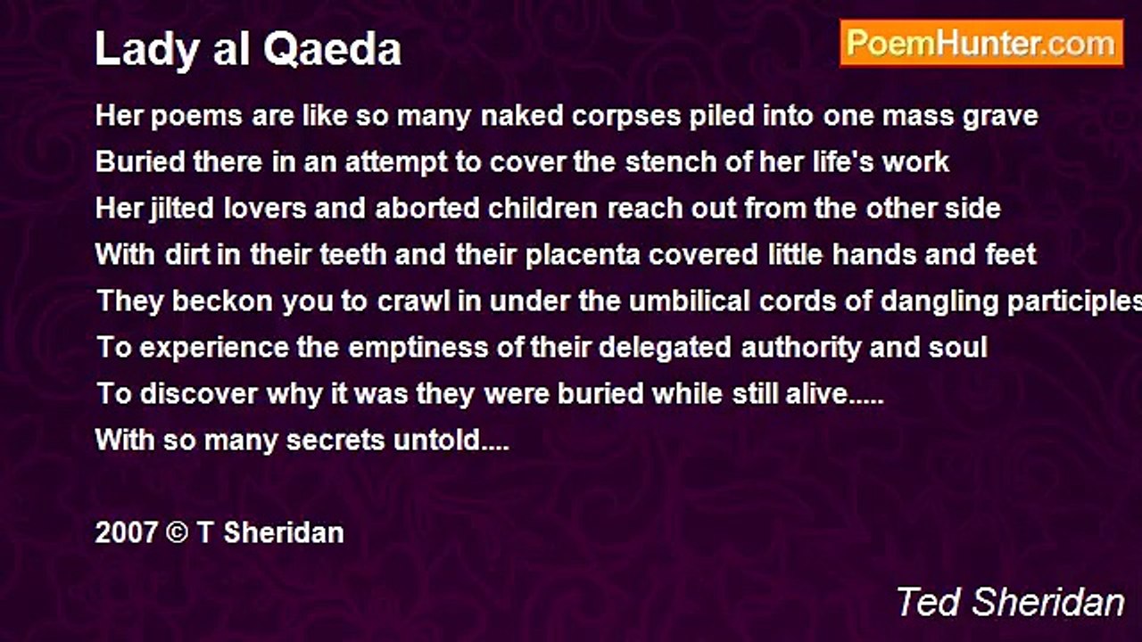 Ted Sheridan - Lady al Qaeda