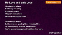 Mary Wismer - My Love and only Love