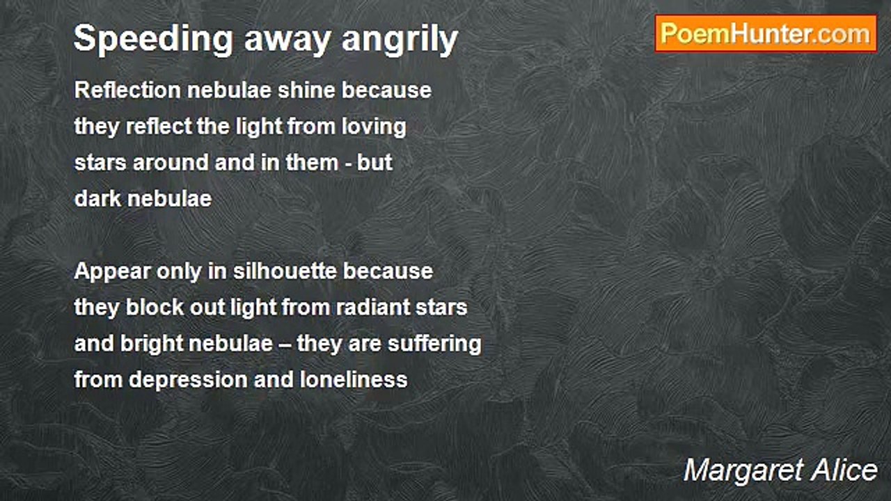 Margaret Alice - Speeding away angrily
