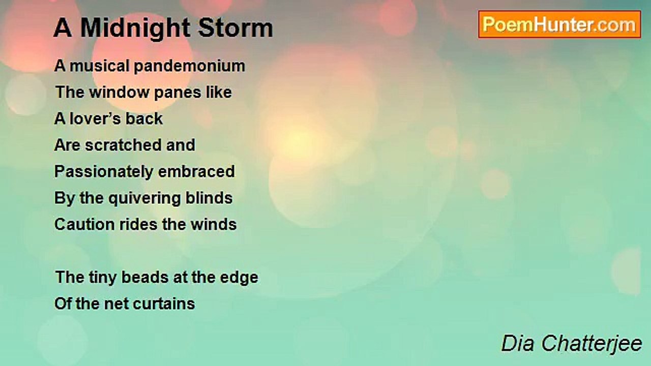 Dia Chatterjee - A Midnight Storm