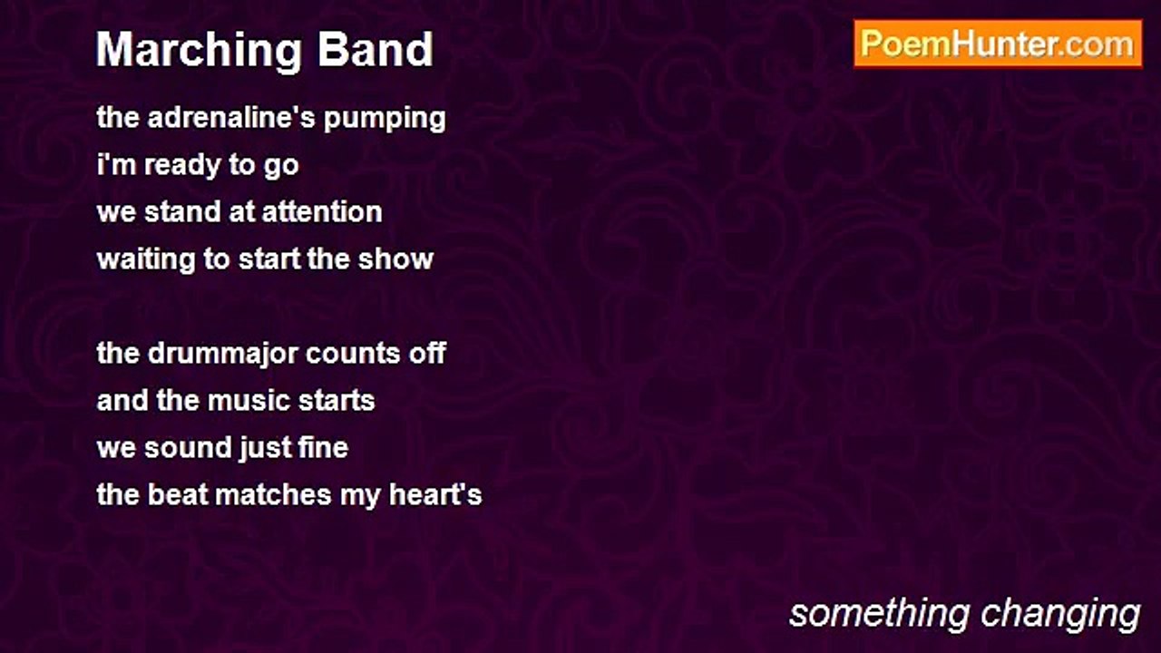 something changing - Marching Band