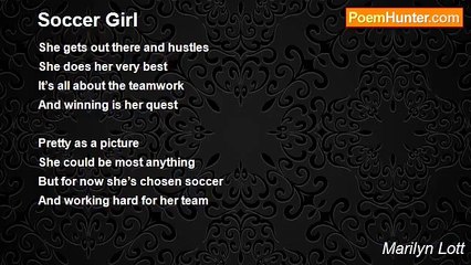 Marilyn Lott - Soccer Girl