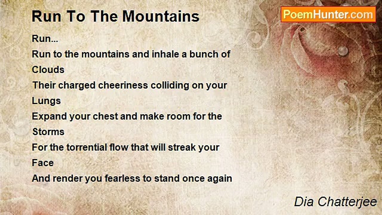 Dia Chatterjee - Run To The Mountains