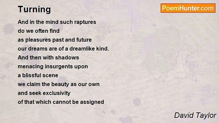 David Taylor - Turning