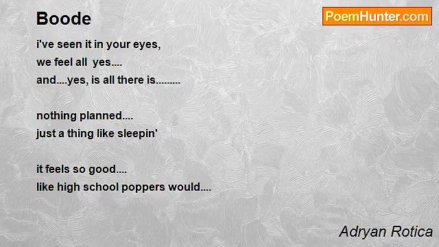 Adryan Rotica - Boode