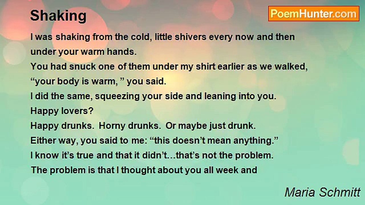 Maria Schmitt - Shaking