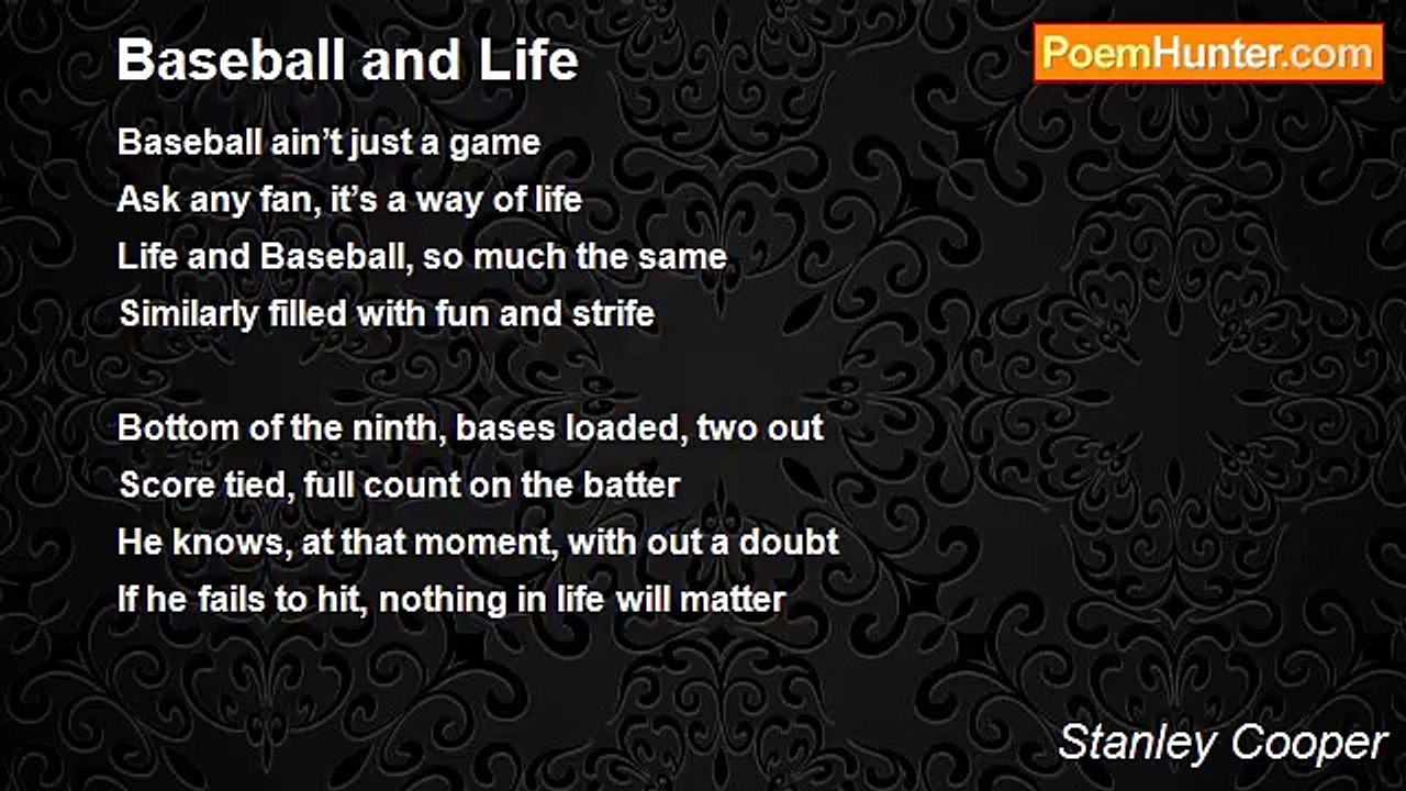 Stanley Cooper - Baseball and Life