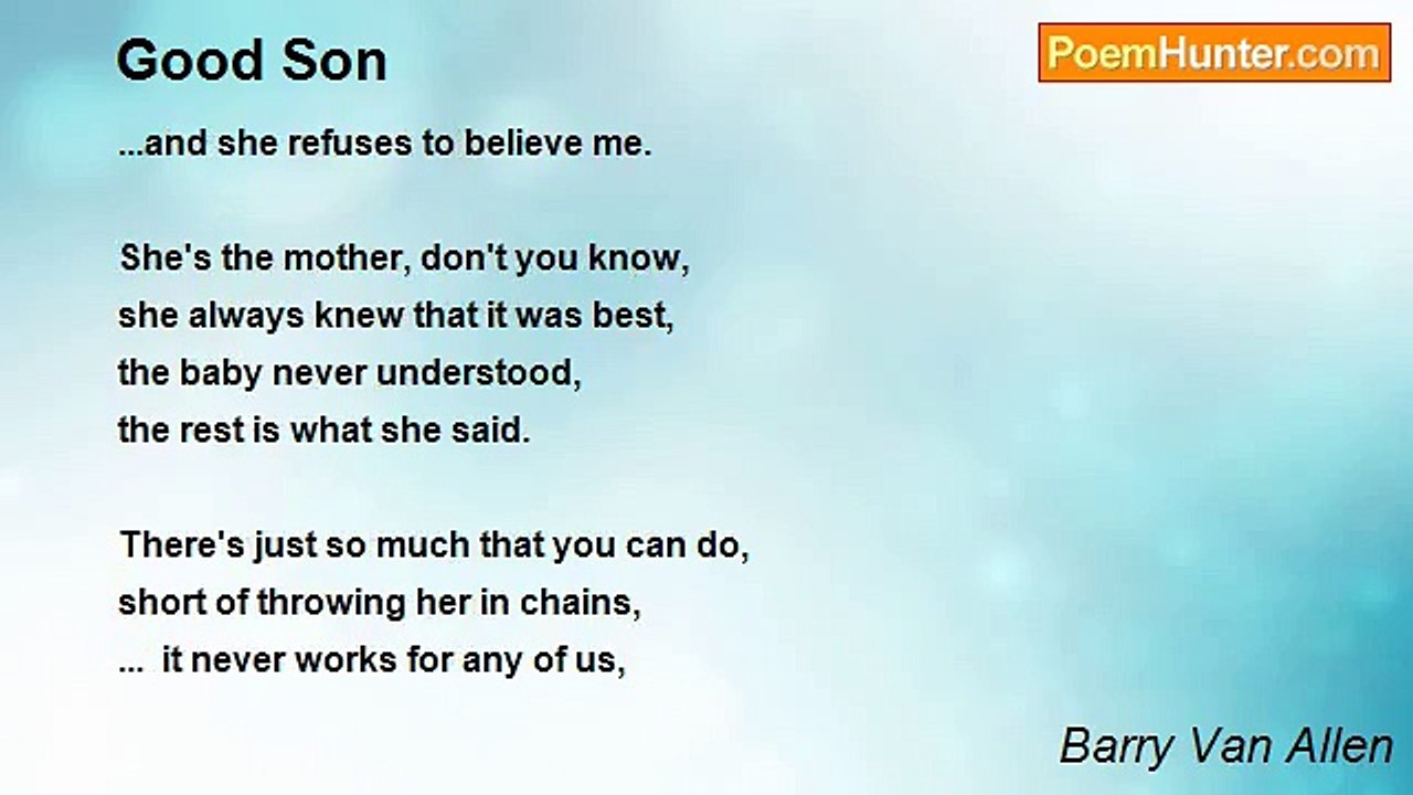 Barry Van Allen - Good Son