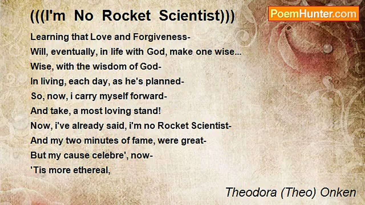 Theodora (Theo) Onken - (((I'm  No  Rocket  Scientist)))