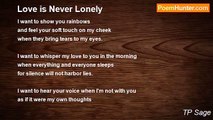 TP Sage - Love is Never Lonely