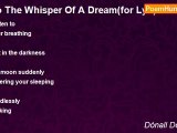 Dónall Dempsey - To The Whisper Of A Dream(for Lyn)